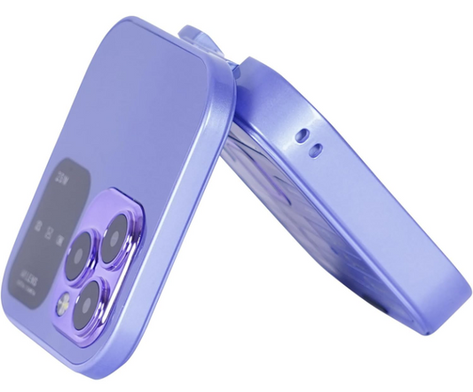 "Rock X Flip™ – Dual SIM Retro Flip Phone | 1.8" Display, Voice Changer, BT Dialer & Call/SMS Indicator | Crystal Back Panel"